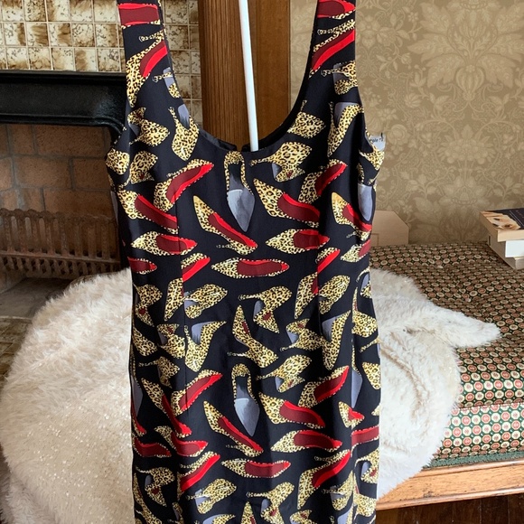 Vintage Nicole Miller Leopard stiletto dress. Worn once. In the 90’s , this dres - Picture 1 of 5